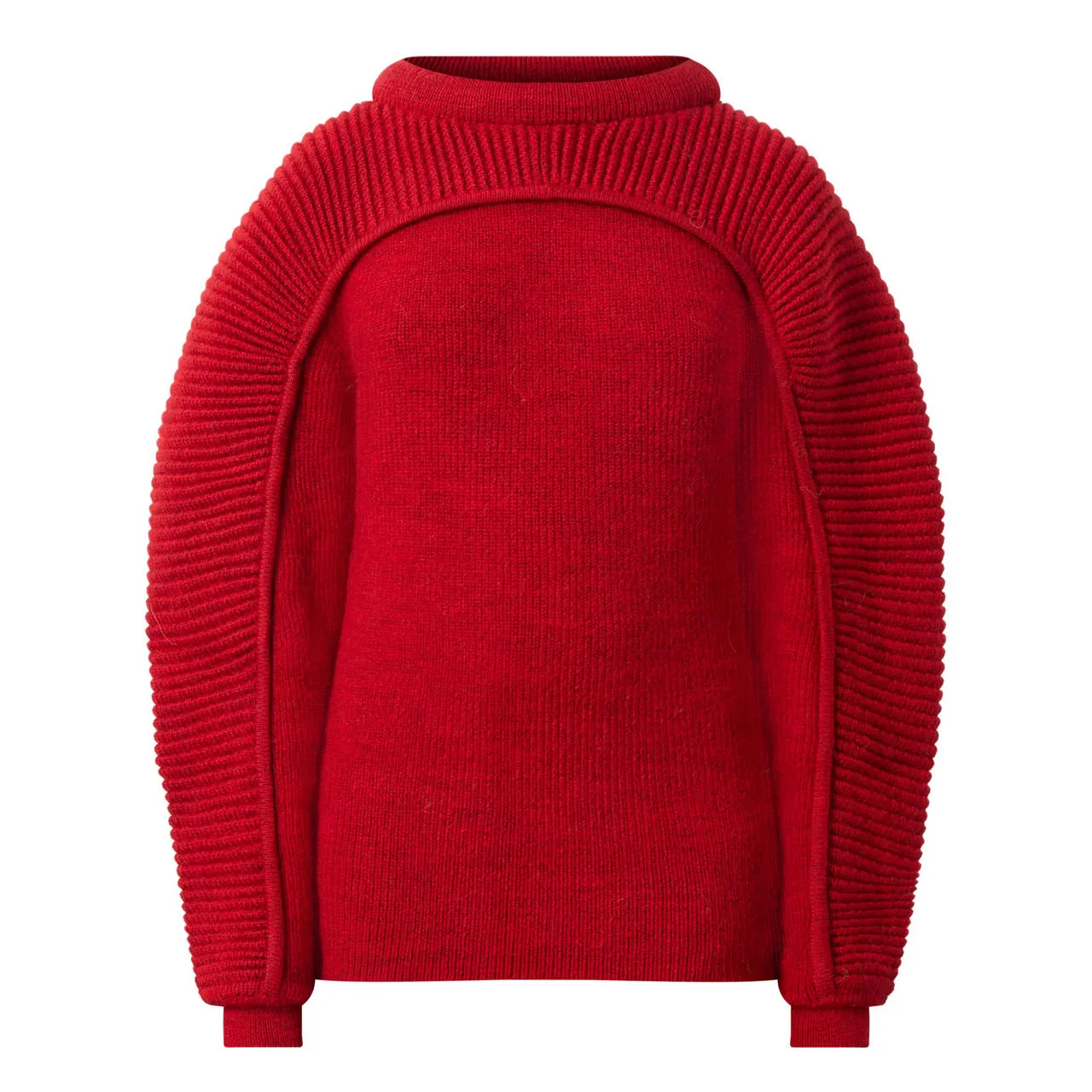 ISABEL MARANT Hoby Ribbed Sweater - Red