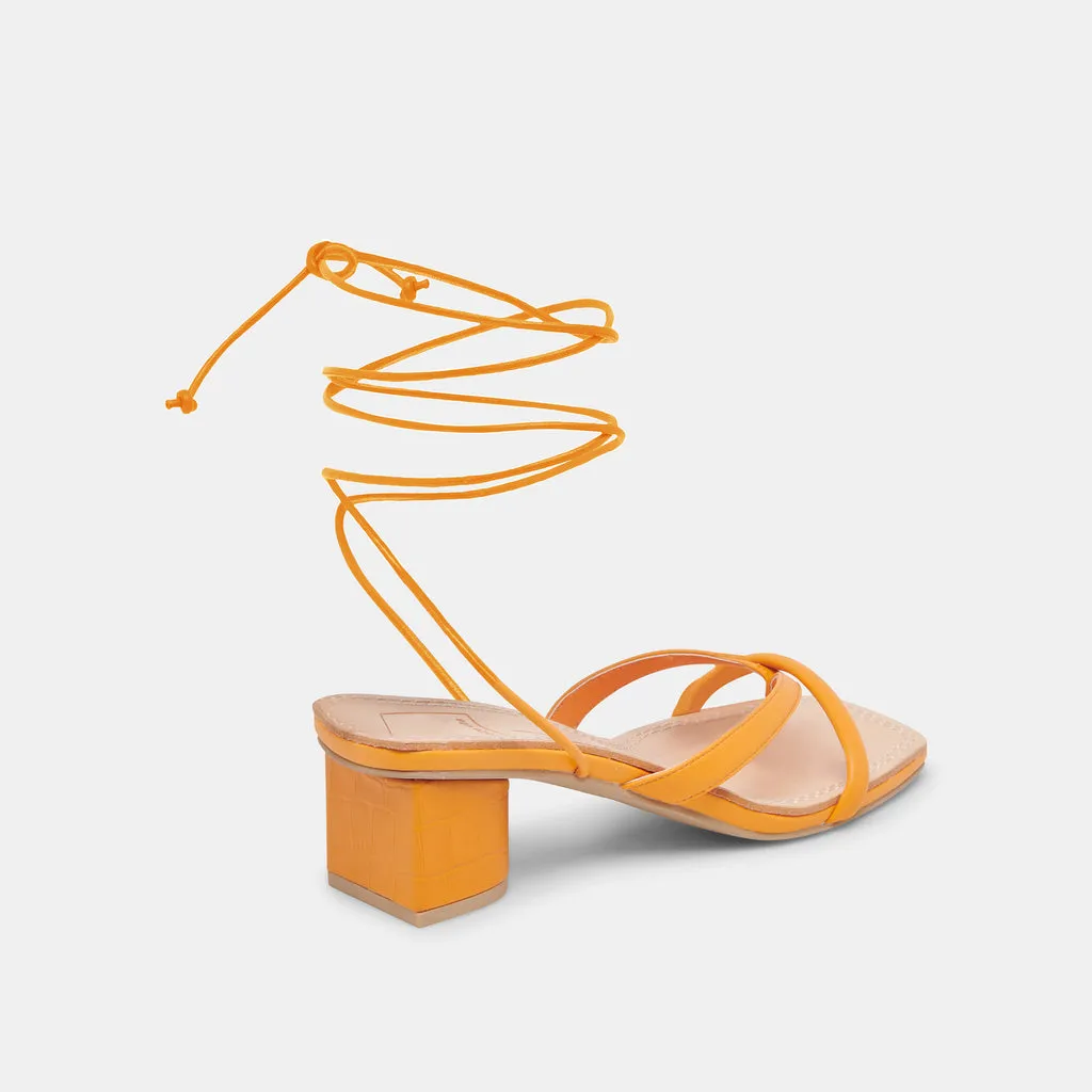 Jaimi Sandals Apricot Stella | Apricot Stella Ankle Strap Heels– Dolce Vita 6885995741250