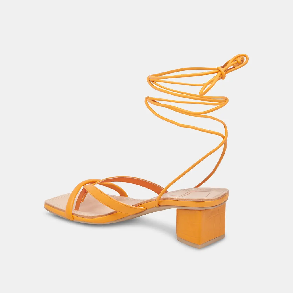 Jaimi Sandals Apricot Stella | Apricot Stella Ankle Strap Heels– Dolce Vita 6885995741250