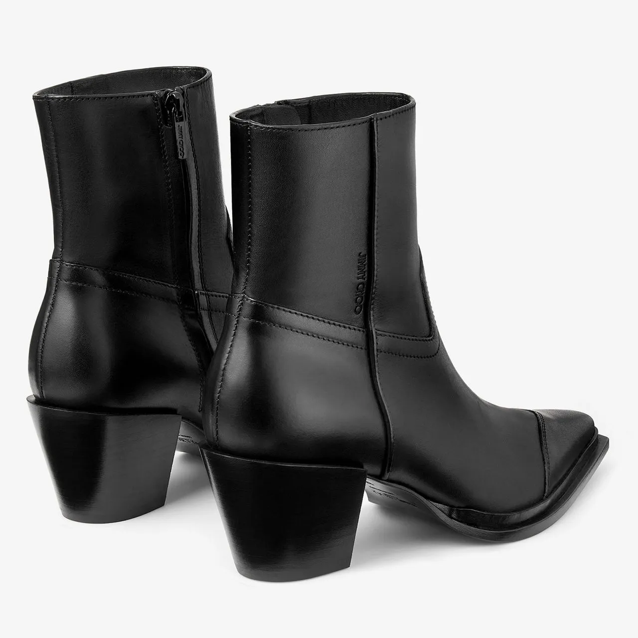 JIMMY CHOO Cece 60 Heeled Boots - Black