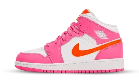 Jordan 1 Mid 'Pinksicle Safety Orange'