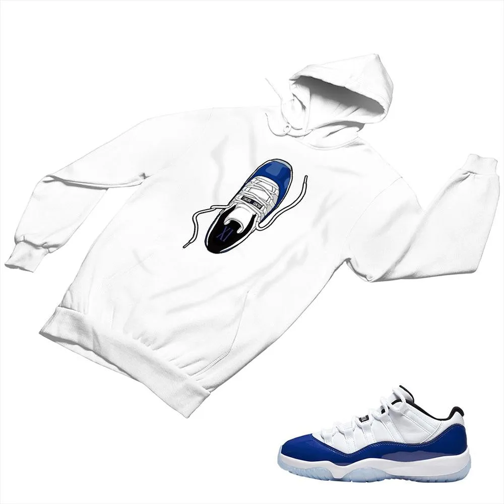 Jordan 11 Concord Matching Custom Designed Hoodies JD 11-5-6-12