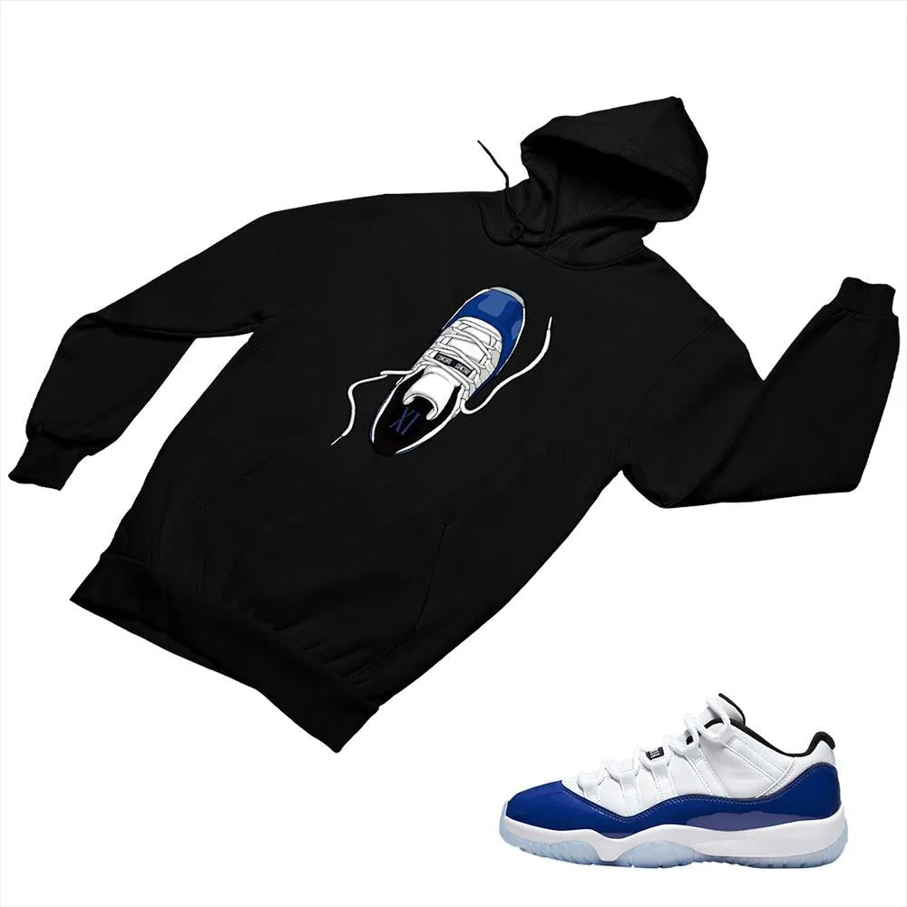 Jordan 11 Concord Matching Custom Designed Hoodies JD 11-5-6-12