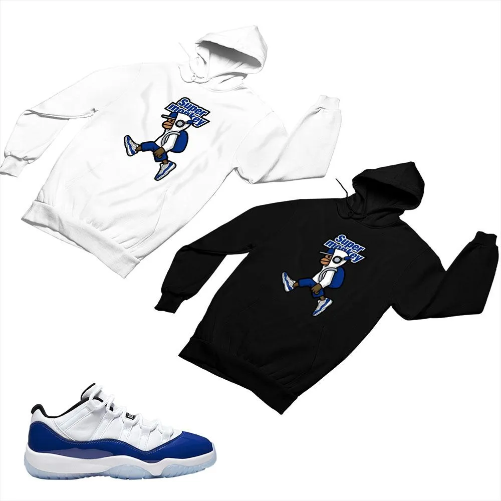 Jordan 11 Concord Matching Custom Designed Hoodies JD 11-5-6-7