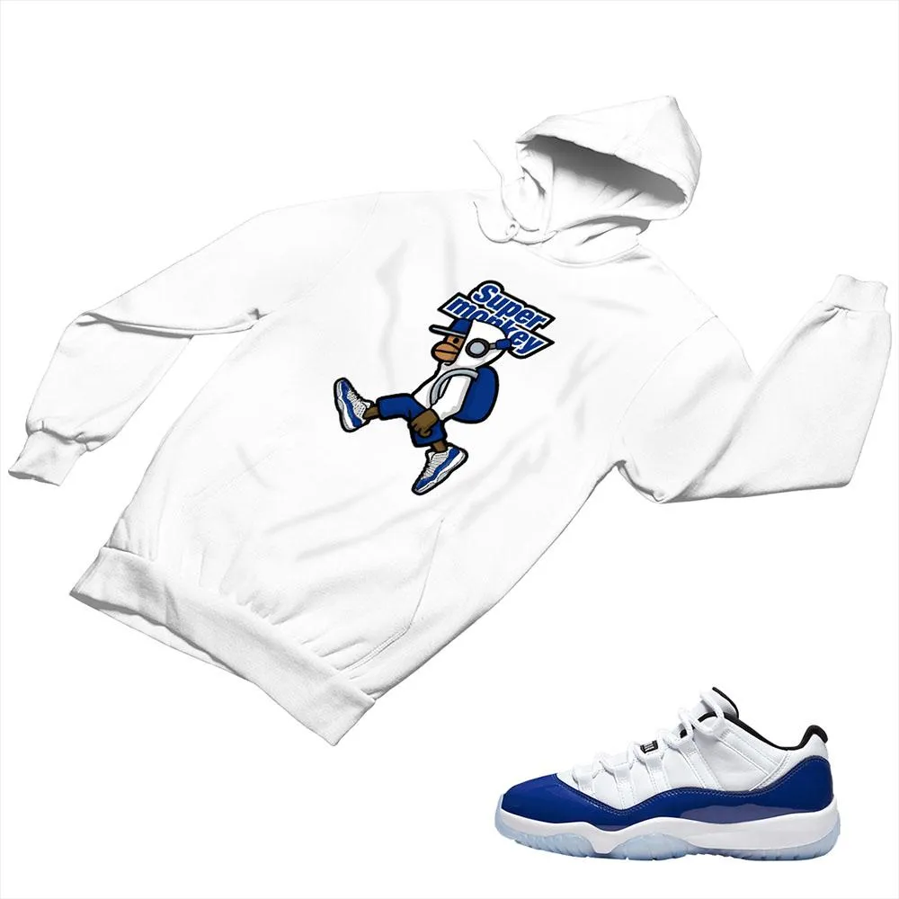 Jordan 11 Concord Matching Custom Designed Hoodies JD 11-5-6-7