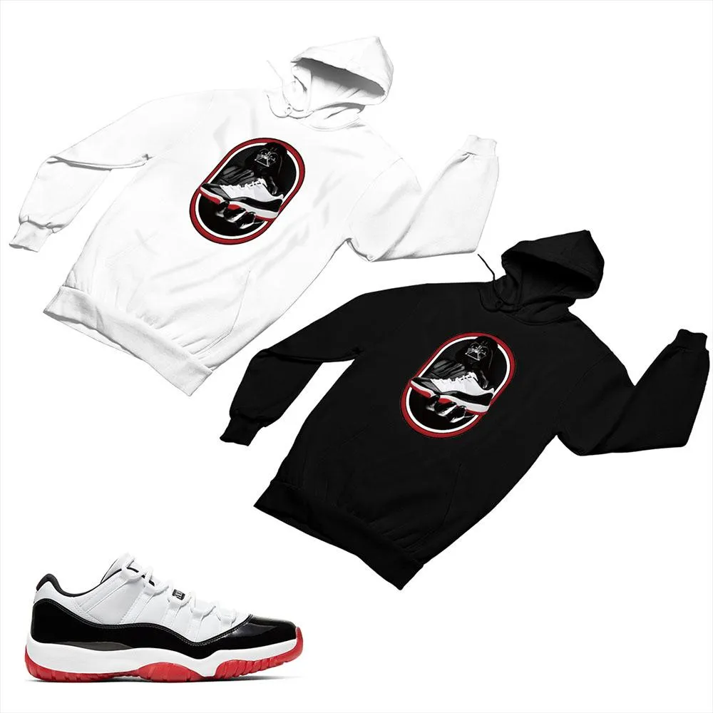 Jordan 11 White Bred Matching Custom Designed Hoodies JD 11-5-7-20