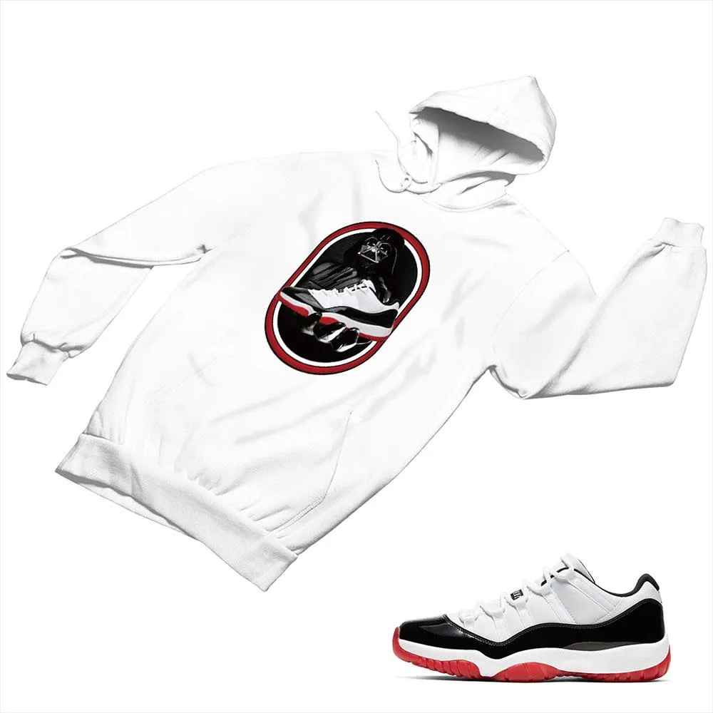 Jordan 11 White Bred Matching Custom Designed Hoodies JD 11-5-7-20