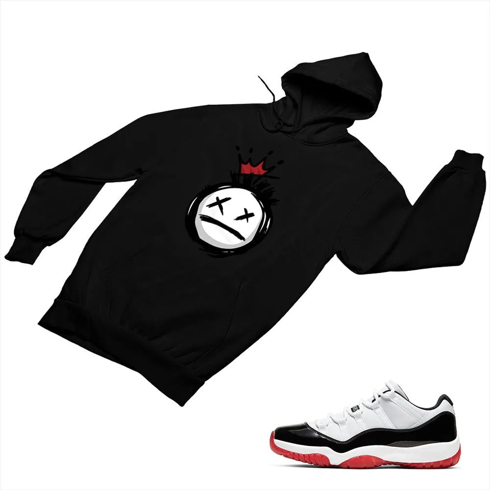 Jordan 11 White Bred Matching Custom Designed Hoodies JD 11-5-7-8