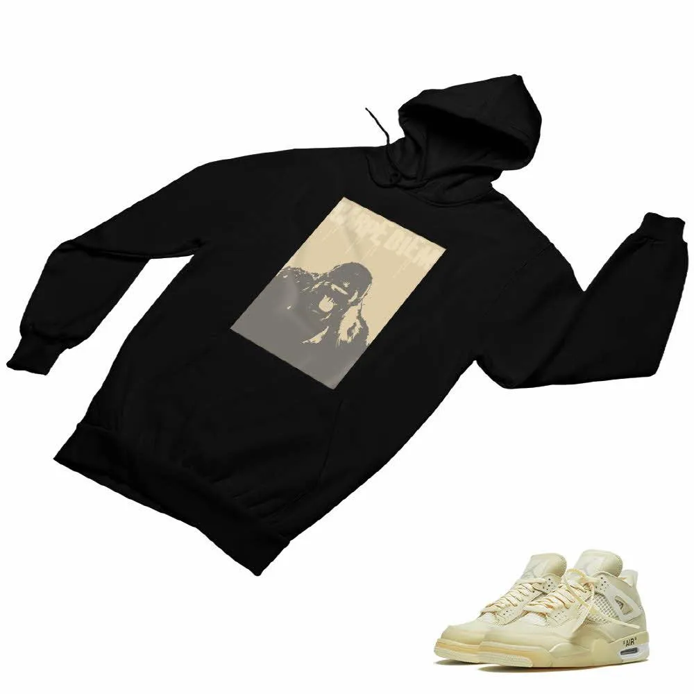 Jordan 4 Sail Matching Custom Designed Hoodies JD 4-24-8