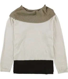 Karen Scott Womens Colorblock Pullover Sweater