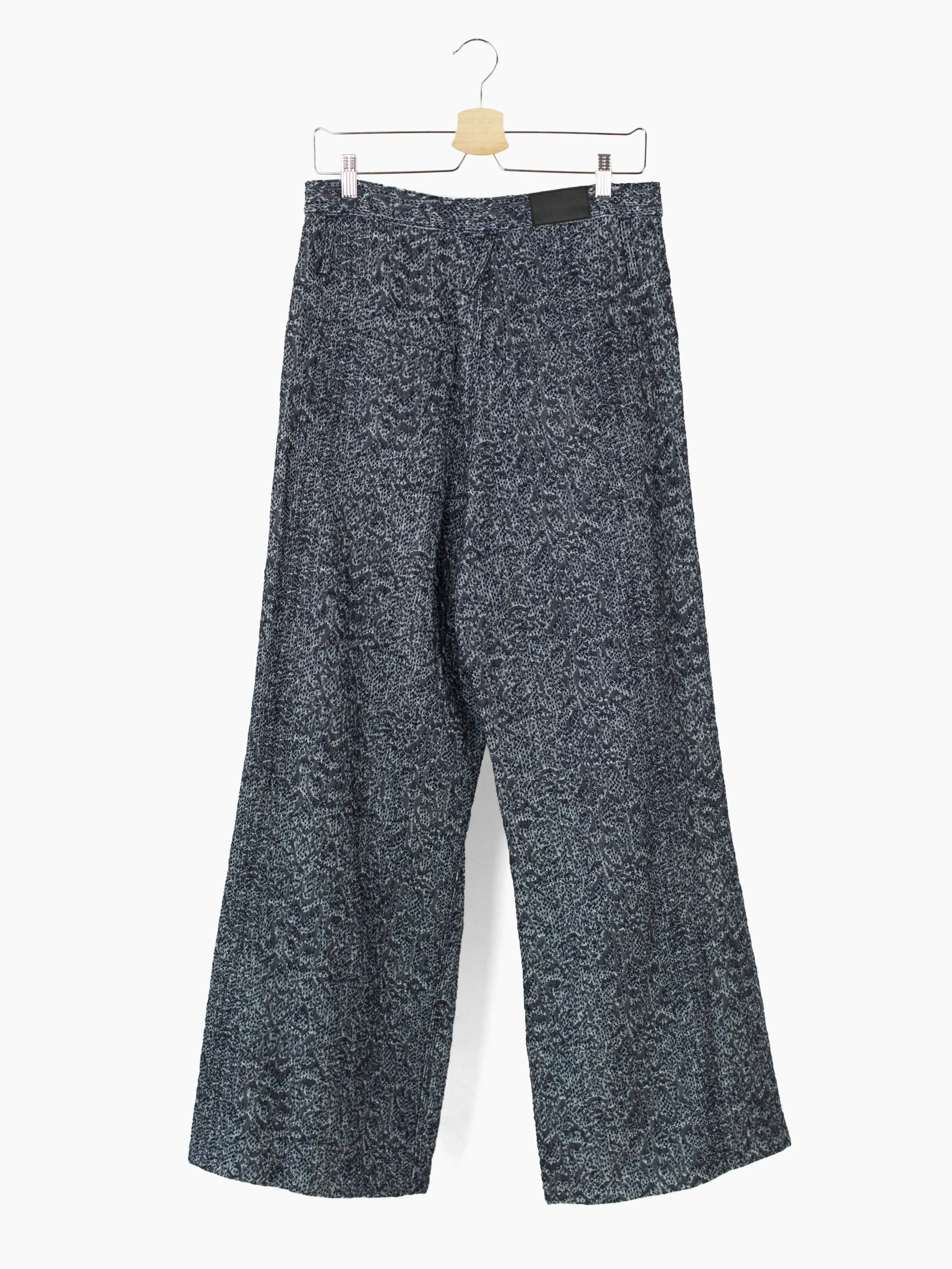 Kozaburo AW23 Snake Jacquard Extra Baggy Jeans