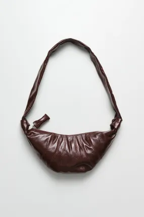 Lemaire Small Croissant Bag Chocolate Fondant