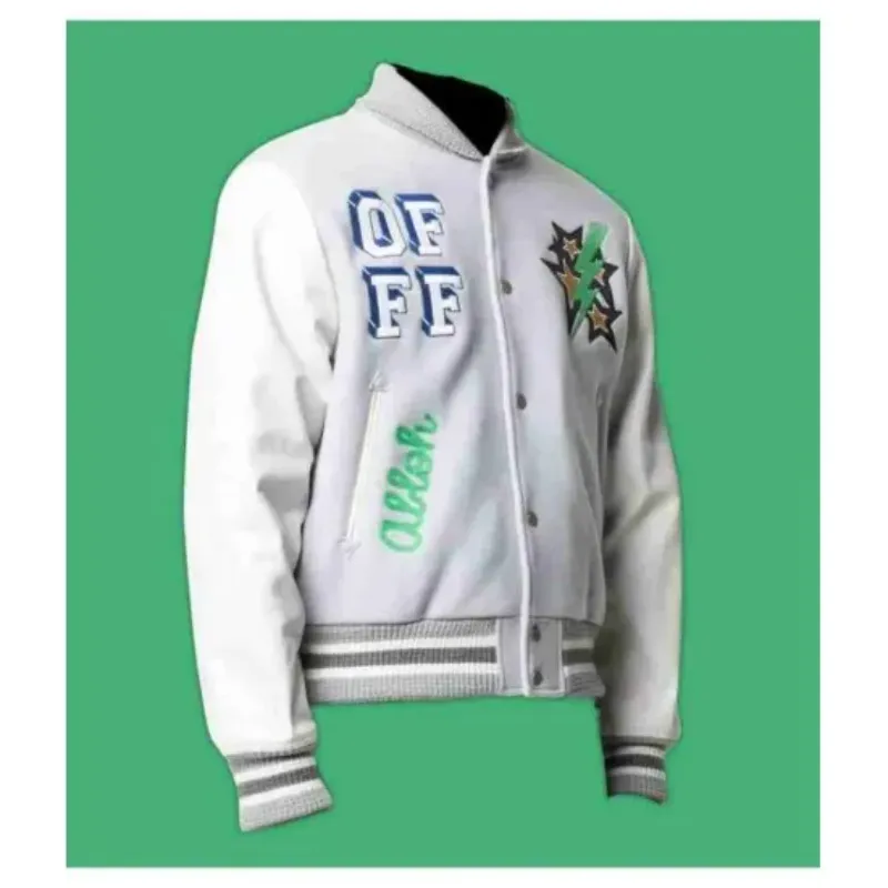 Lil Durk White Leather Jacket - William Jacket