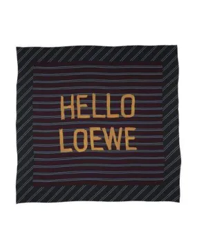 Loewe Women Square scarf Maroon -- --