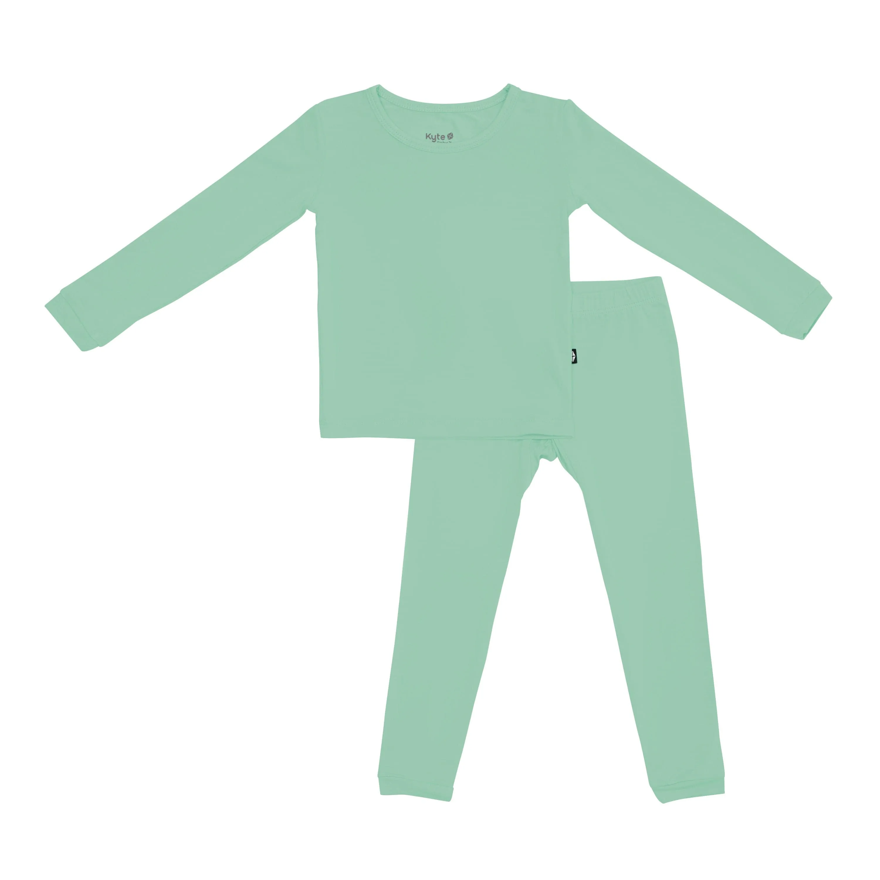 Long Sleeve Pajamas in Wasabi