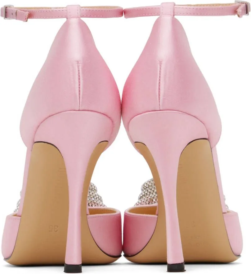 MACH & MACH Pink Triple Heart 110 Heels