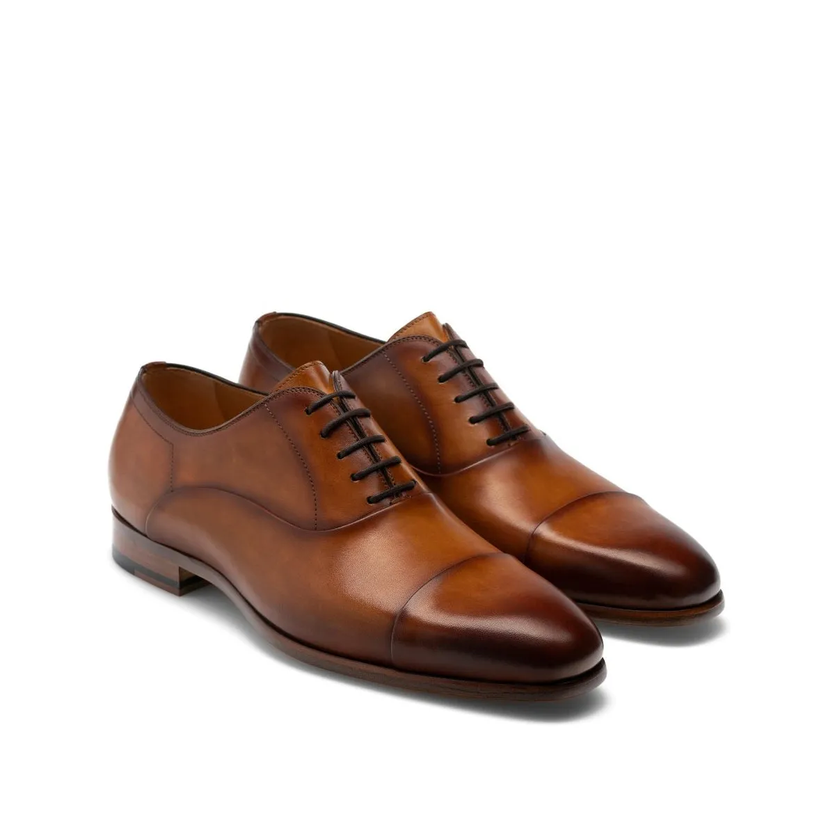 Magnanni 23192 Segovia Men's Shoes Brooklyn Curri Calf-Skin Leather Cap-Toe Oxfords (MAGS1033)