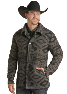 Men's Powder River Border Commander Wool Jacket #PRMO92RZZ9