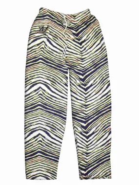 Milwaukee Brewers ZUBAZ Navy Gold Vintage Style Zebra Logo Pants