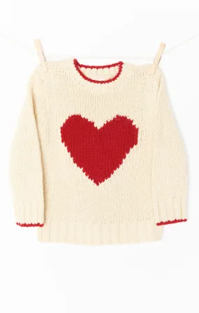 Mini Sweetheart Sweater ~ Heart Knit