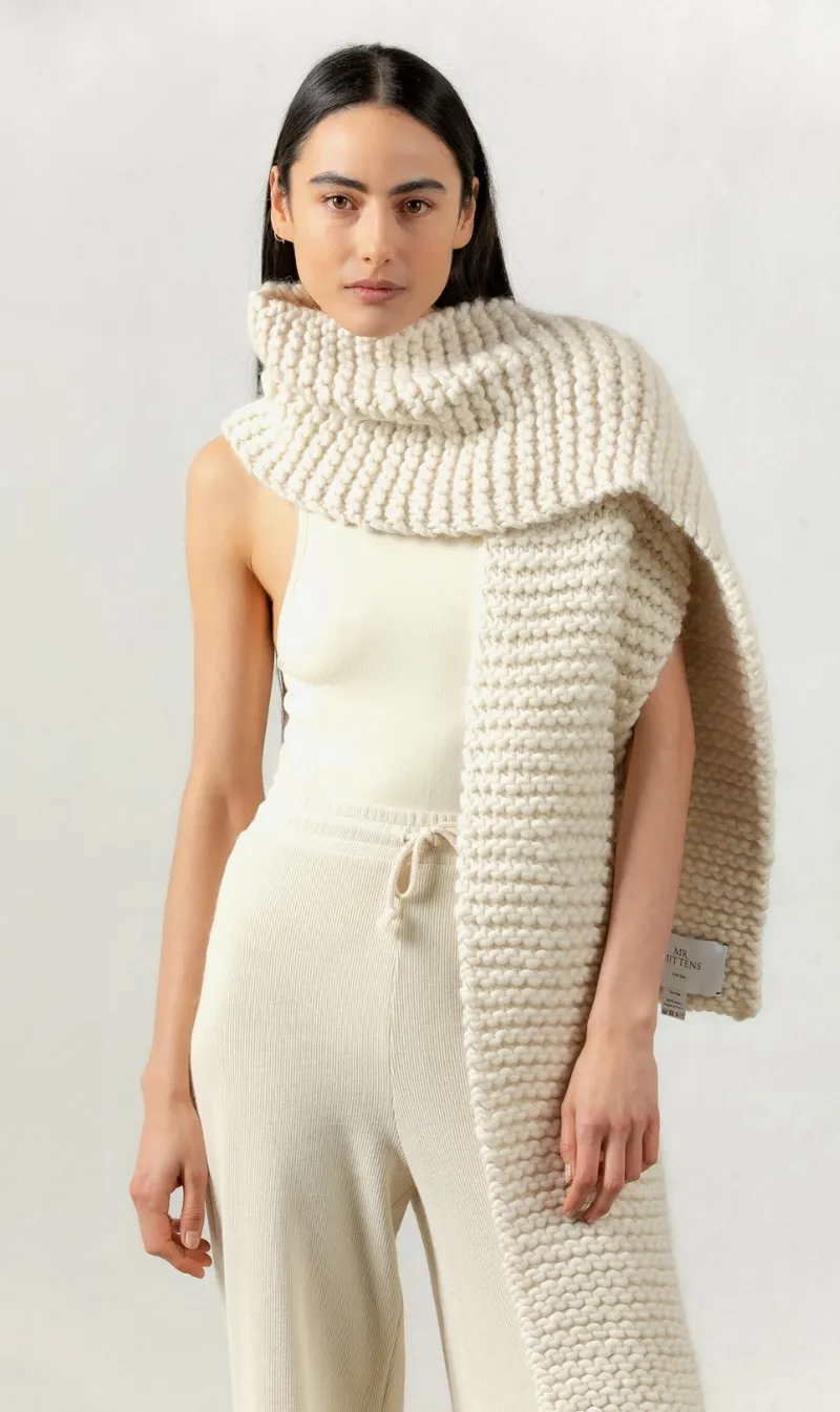  Mr Mittens      Billie Scarf - Cream 