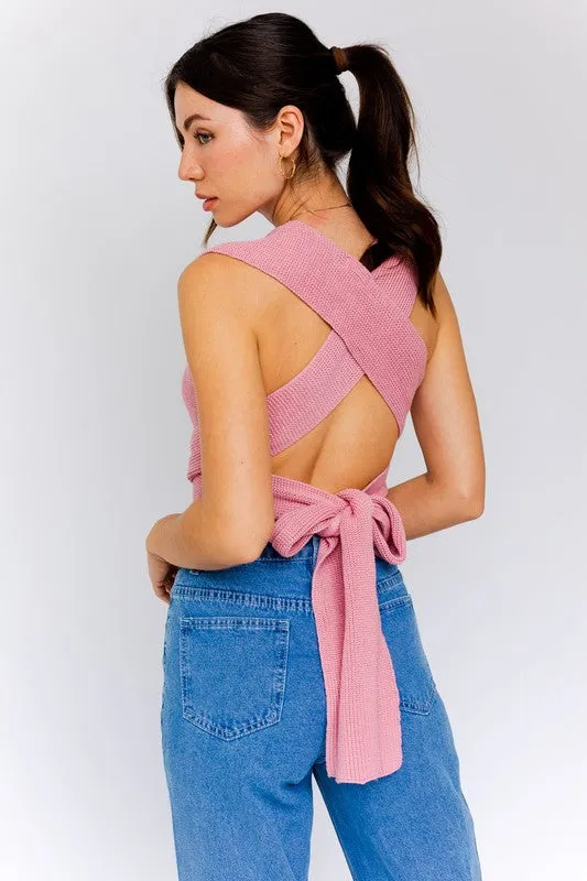 Multi-Tie/Convertible Sweater Tank