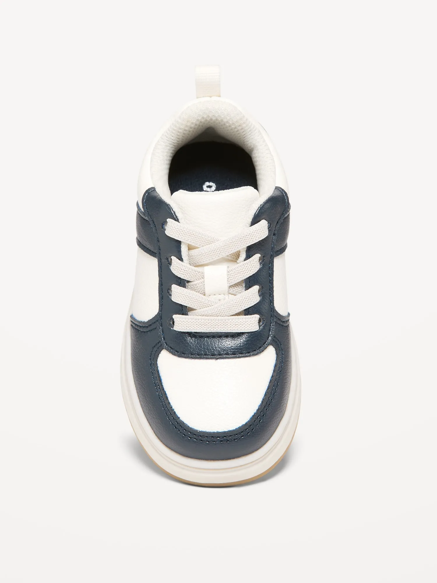 Old Navy Faux-Leather Lace-Up Sneakers for Toddler Boys