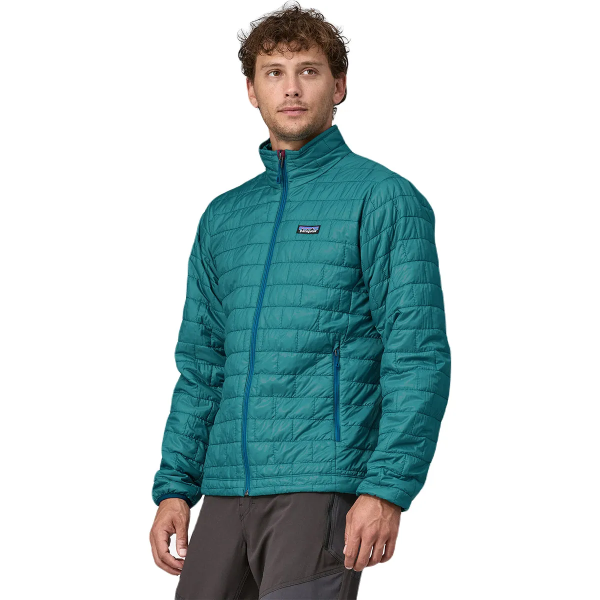 Patagonia Men's Belay Blue Nano Puff Jacket