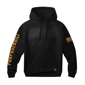 PB Logo Hoodie, Black & Tan