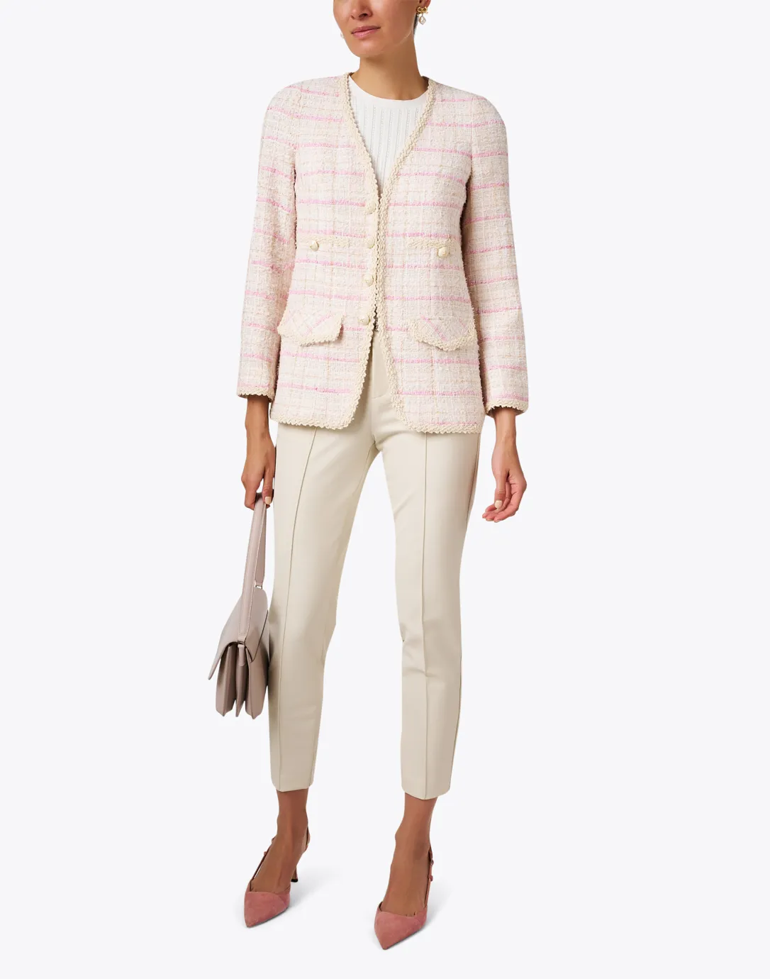 Pink Tweed Jacket