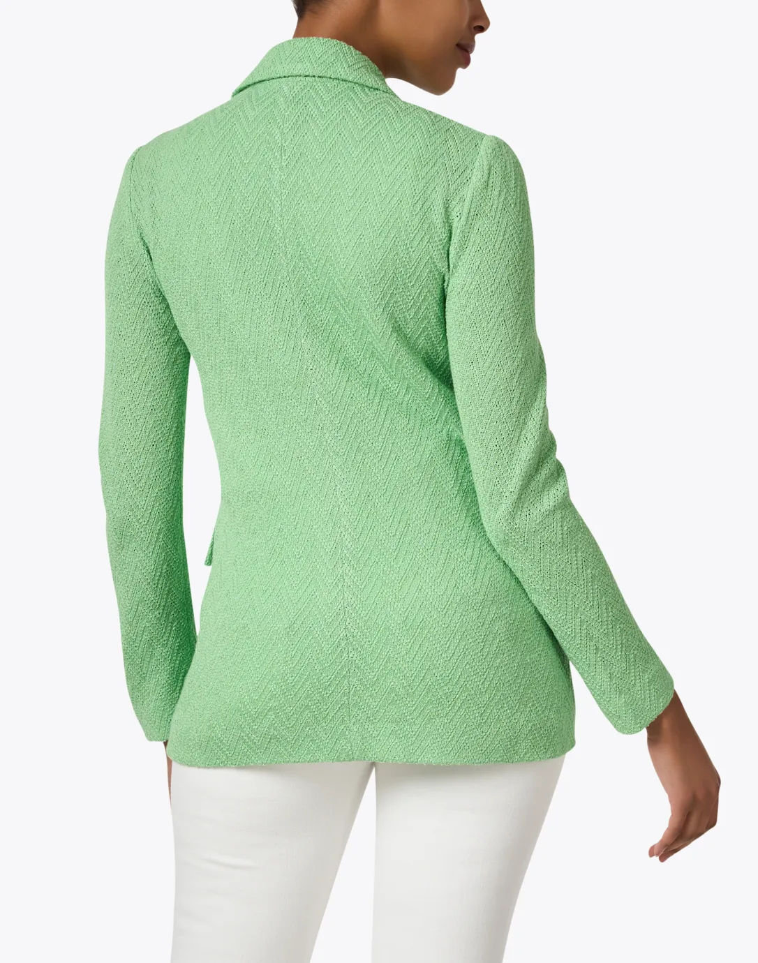 Pompei Green Cotton Linen Jacket