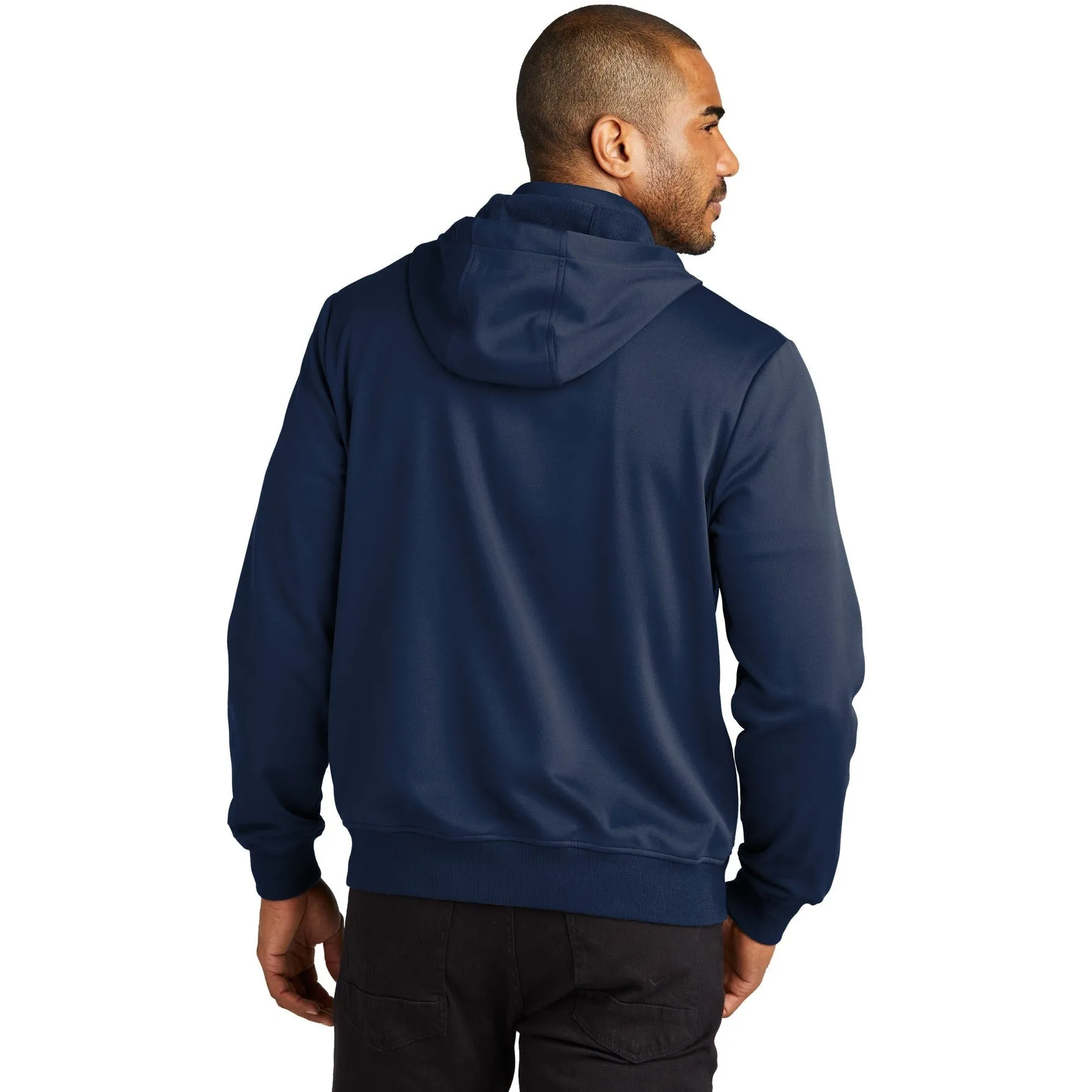 Port Authority Smooth Fleece Hooded Jacket