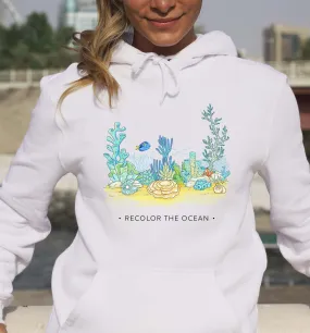 Recolor The Ocean | Vegan Hoodie