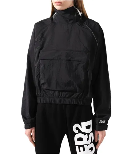 Reebok Womens Hooded Windbreaker Jacket