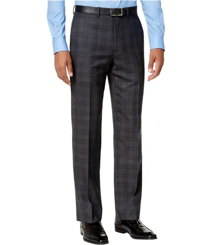 Ryan Seacrest Mens Plaid Casual Trouser Pants