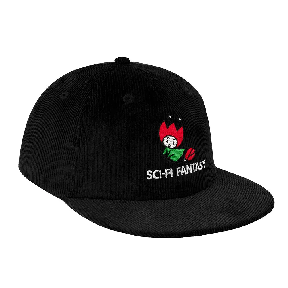 SCI-FI FANTASY FLYING ROSE HAT // BLACK