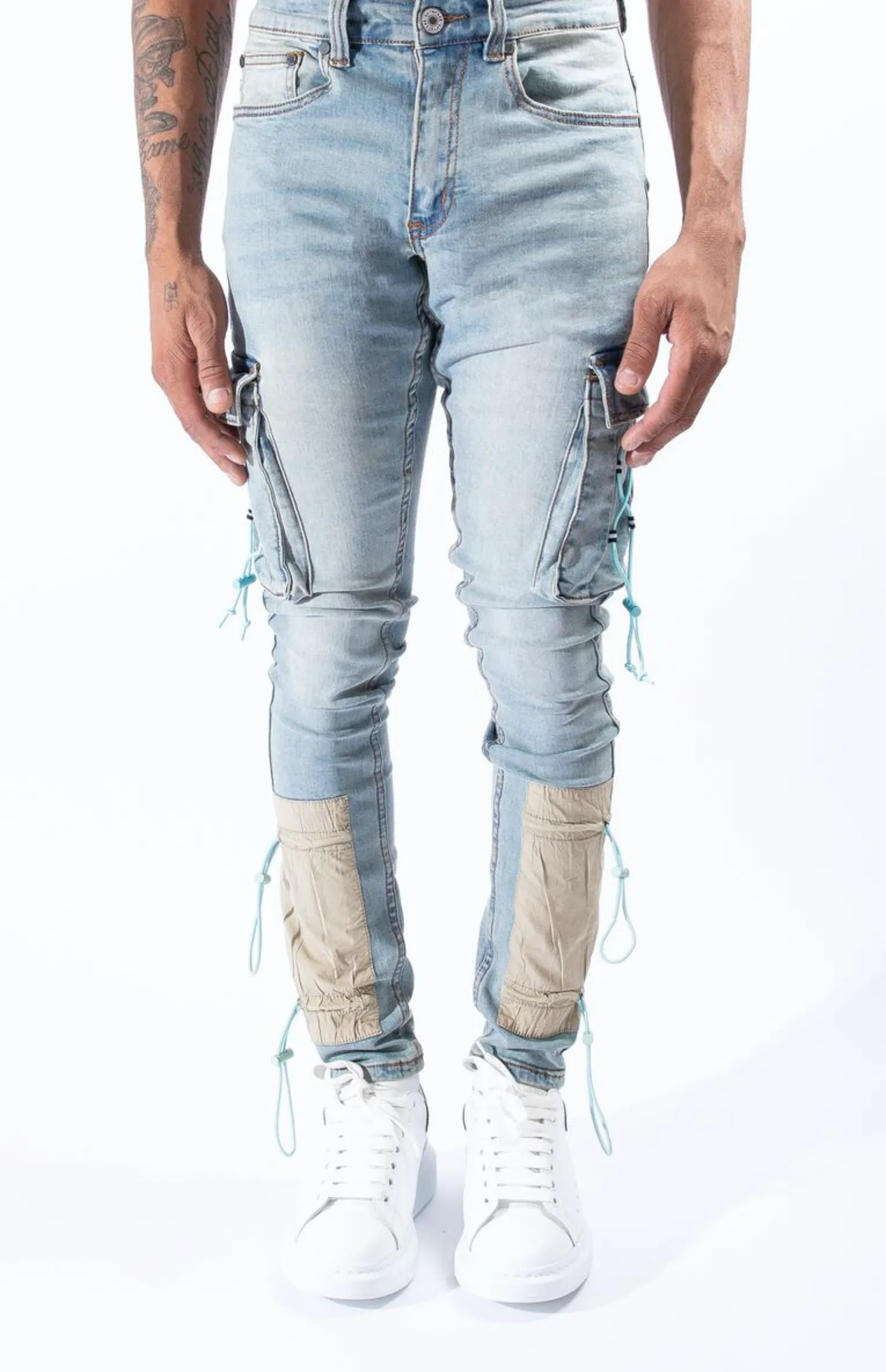 Serenede Cyber Cloud Cargo Jeans