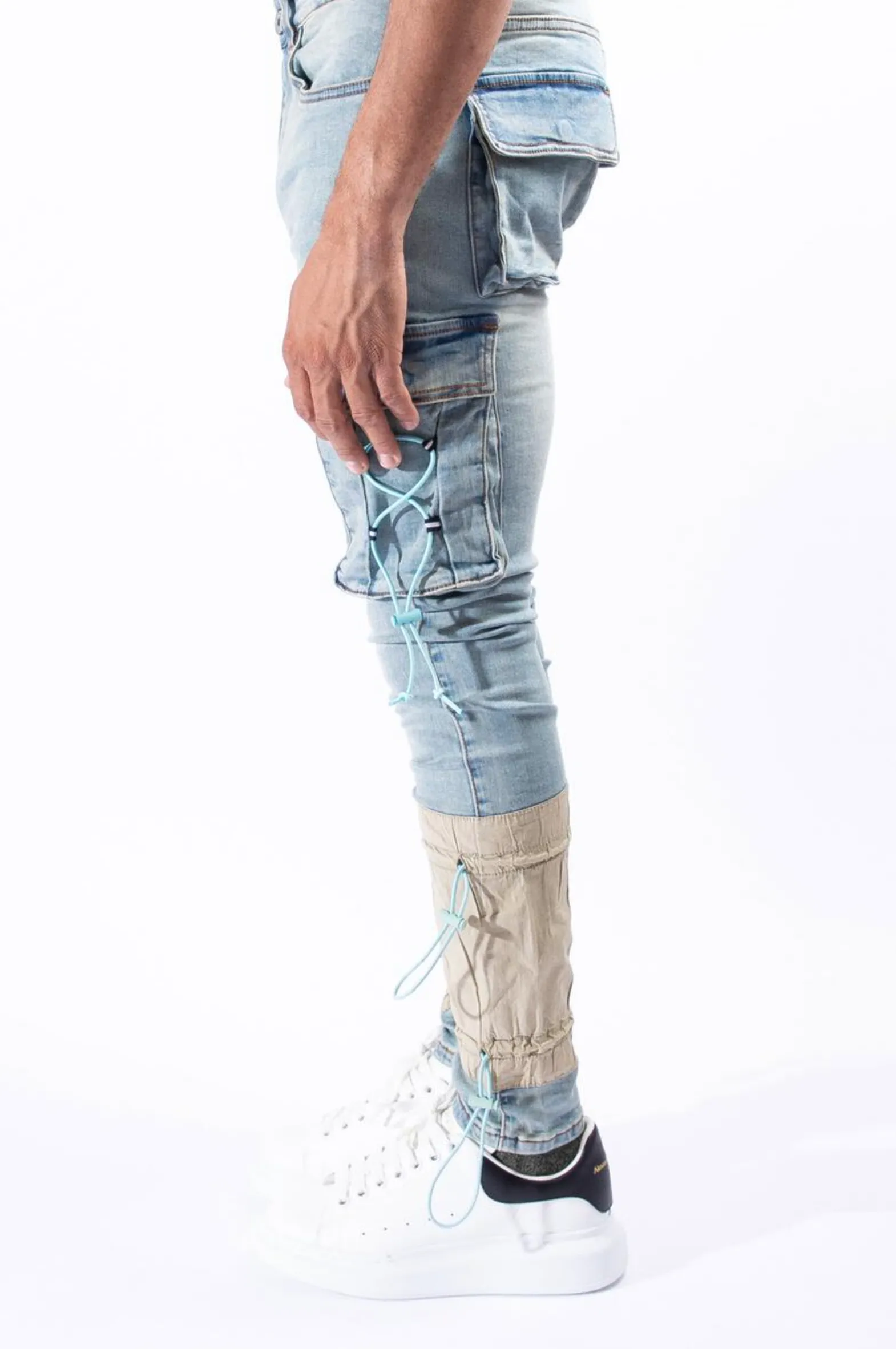 Serenede Cyber Cloud Cargo Jeans