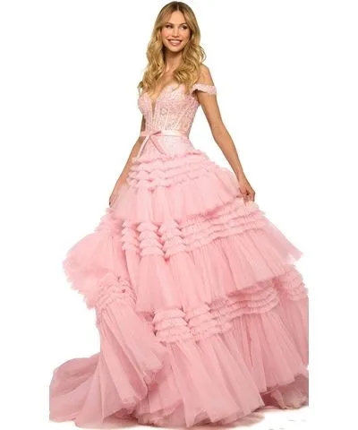 Sherri Hill 55309 - Off Shoulder Prom Dress