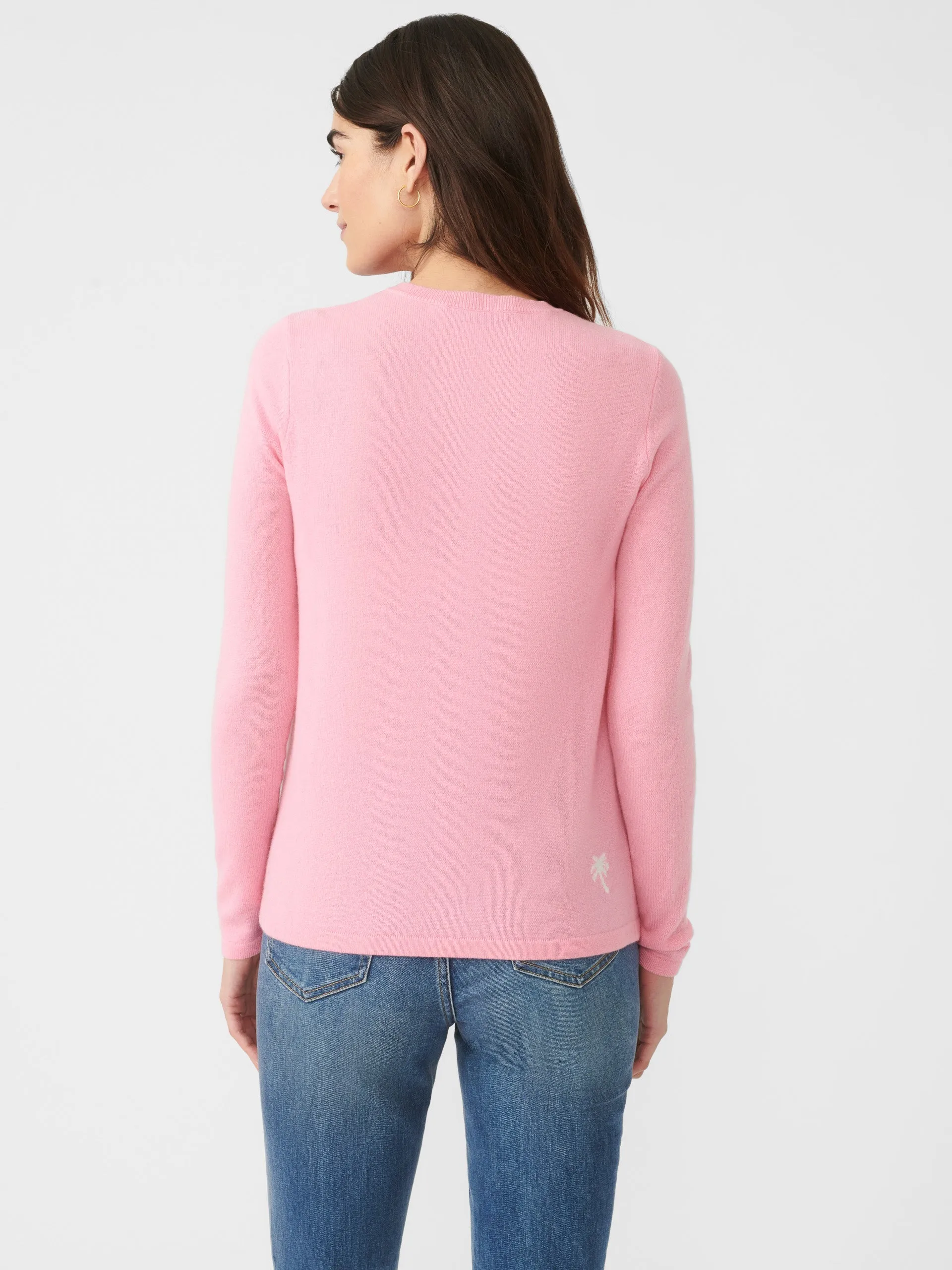 Shield Cashmere Sweater in Palm Beach