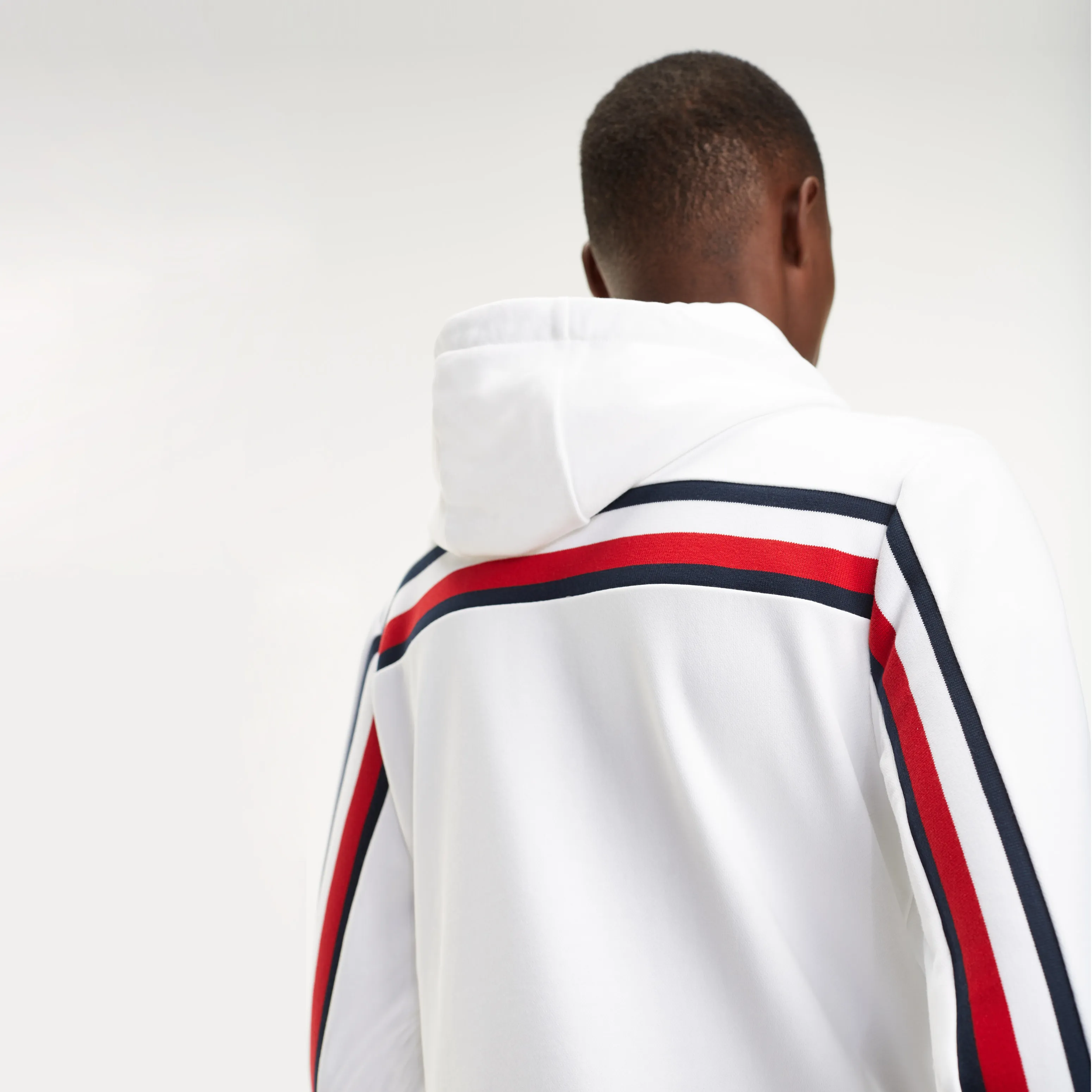 Signature Tape Rib-knit Hoodie | Hoodies | Tommy Hilfiger