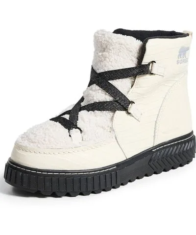 SOREL Ona Ave Alpine Boots Chalk/Black 5.5