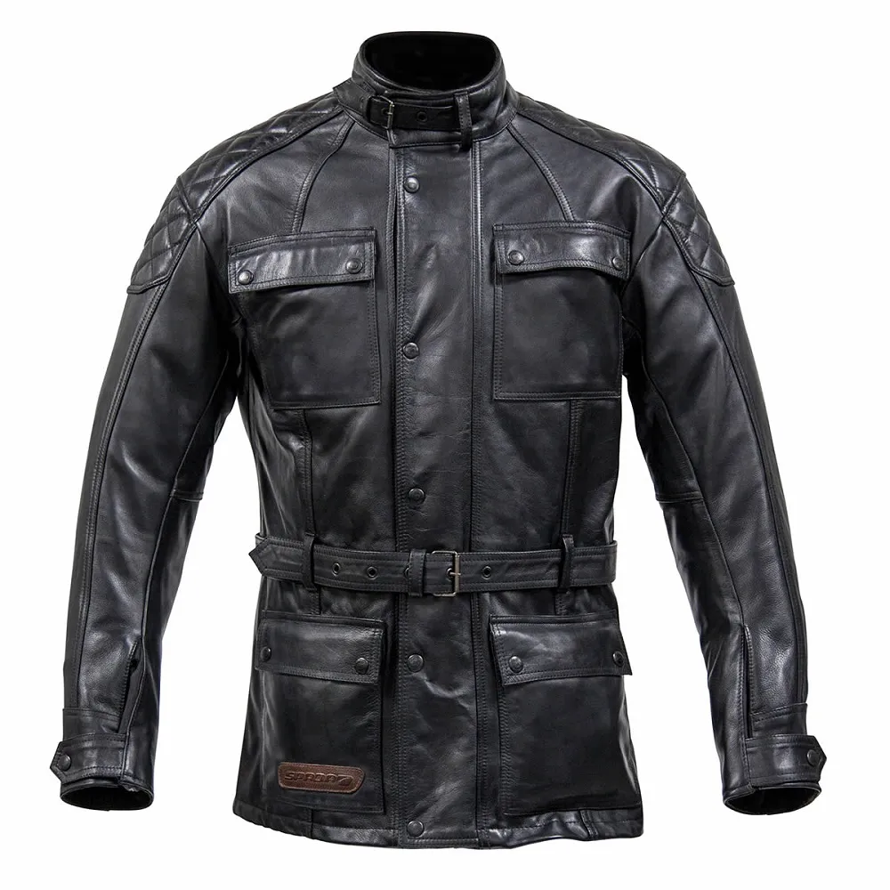 Spada Berliner Leather Jacket - Black