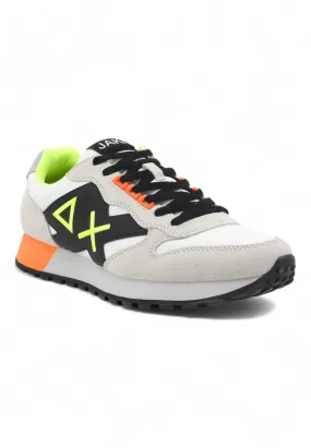 SUN68 Jaki Fluo Sneaker Uomo Bianco Z34113