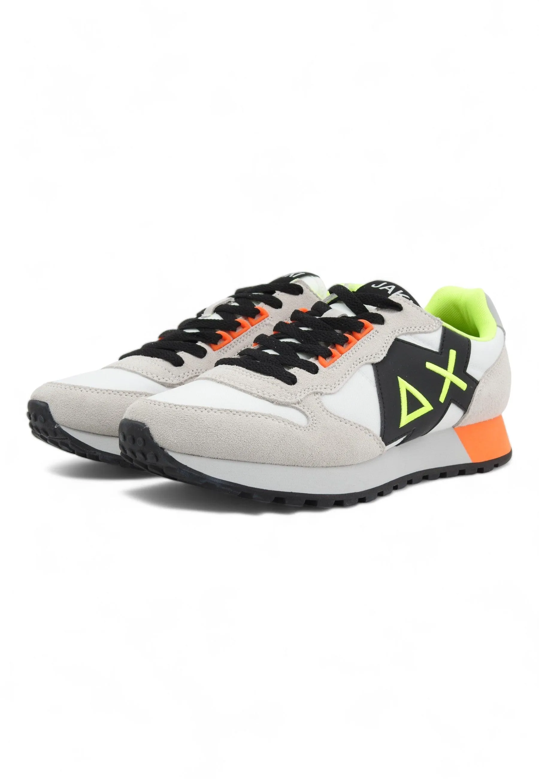 SUN68 Jaki Fluo Sneaker Uomo Bianco Z34113