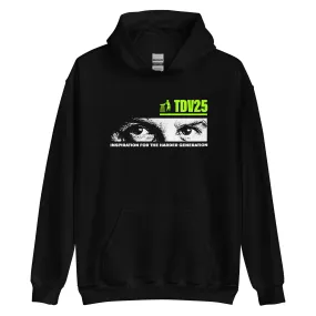 TDV25 hoodie – Green Logo