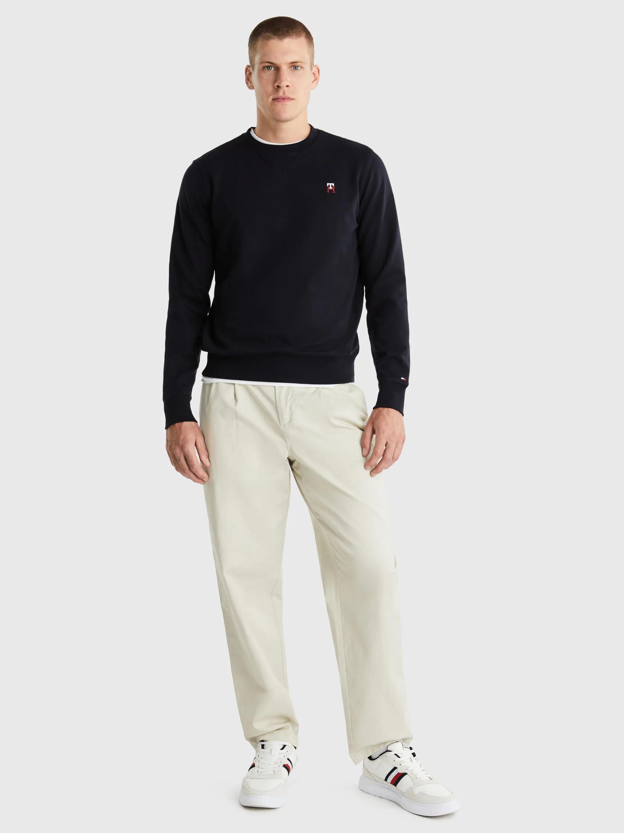 TH Embroidered Sweatshirt | Sweatshirts & Hoodies | Tommy Hilfiger