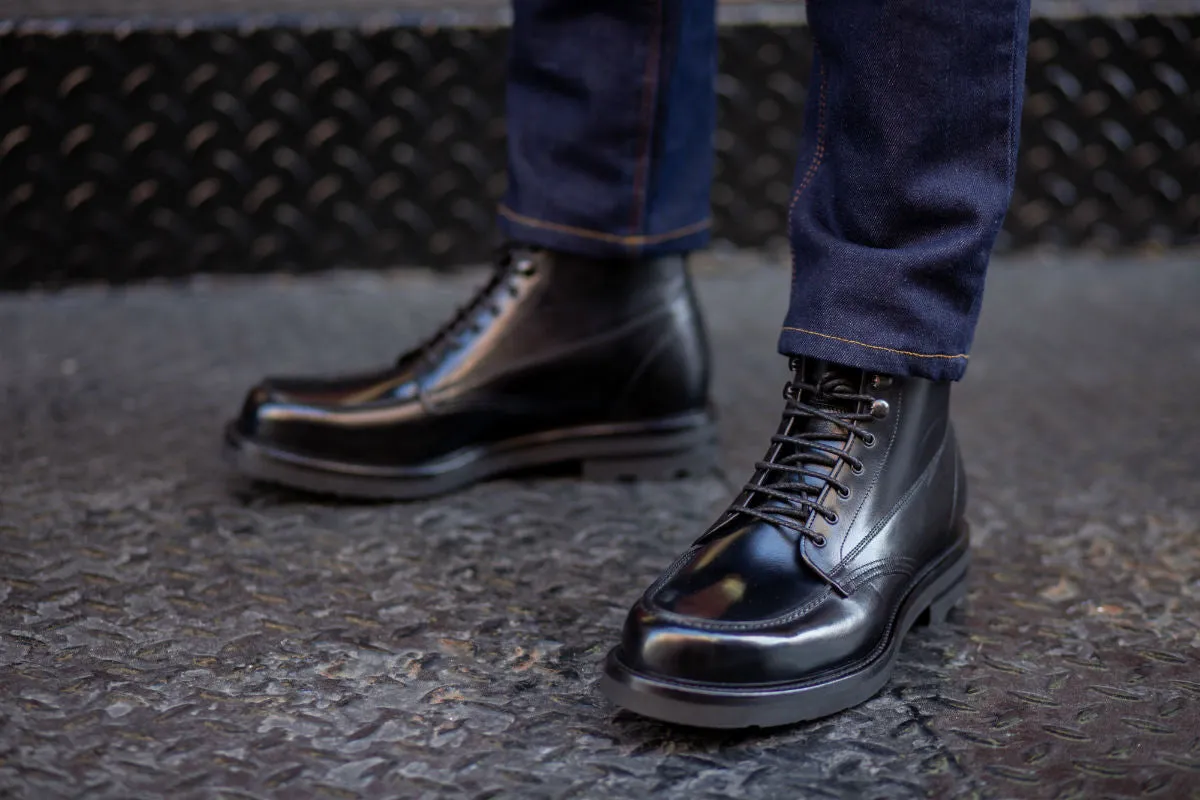 The Ford Moc-Toe Boot - Nero