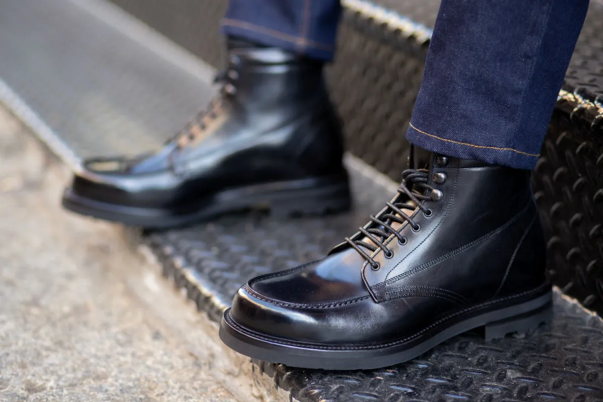 The Ford Moc-Toe Boot - Nero