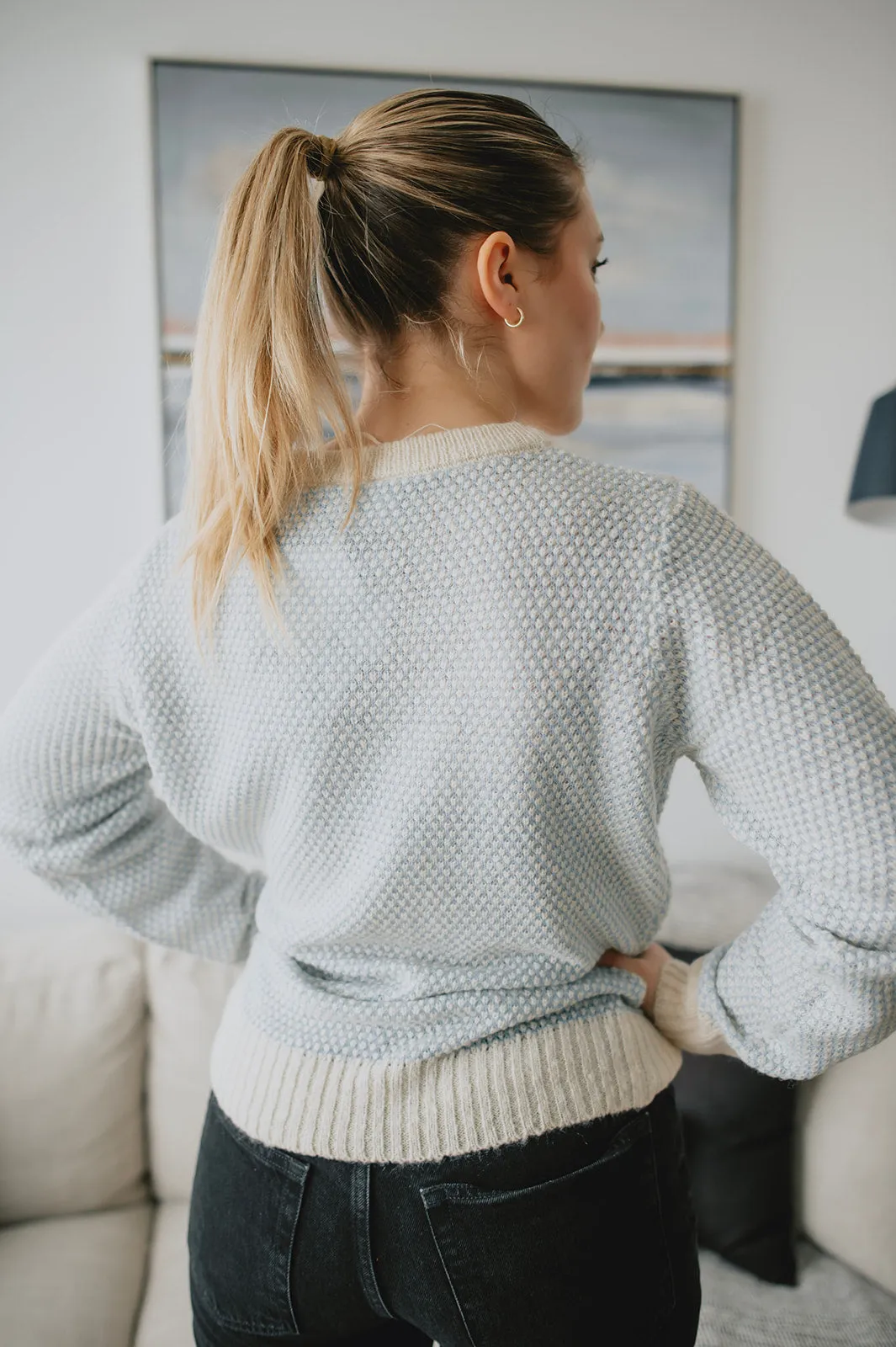 The Mirana Pullover - Placid Blue - PLUS